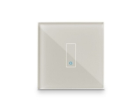 Bilde av Iotty Smart Switch Single Button Faceplate - Design Your Own Smart Switch - Tan