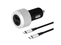 Just Mobile Highway Turbo w. USB-C prie Lightning kabelis