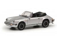 Bilde av Schuco Porsche 911 Carrera 3.2, Bybil, Montert På Forhånd, 1:87, Porsche 911 Carrera 3.2 Convertible, Gutt/jente, Sølv