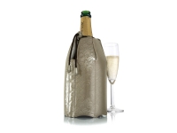 Vacu Vin Active Champagne Cooler, Glass Flaske, Vin, Gull, Mønster, 5 min Barn & Bolig - Bartilbehør - Vinkjøler