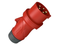 MENNEKES CEE stikprop 16A 400V klokken H6 5 polet rød, IP44, polyamid