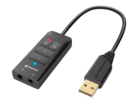 Sharkoon SB2 - Lydkort - USB - CMedia CM108B PC-Komponenter - Lydkort