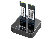 CoreParts MS-CLONER-NVME, SSD, M.2, USB 3.2 Gen 2 (3.1 Gen 2) Type-C, 10 Gbit/s, Sort, Plast PC-Komponenter - Harddisk og lagring - Skap og docking