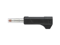 TRU COMPONENTS TC-R8-103 BL Miniaturelamelstik Stik, lige Stift-diameter: 4 mm Blå 1 stk Strøm artikler - Verktøy til strøm - Laboratoriemåleutstyr