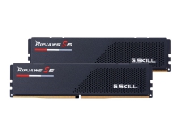 G.Skill Ripjaws S5 - DDR5 - sett - 64 GB: 2 x 32 GB - DIMM 288-pin lav profil - 5600 MHz / PC5-44800 - CL36 - 1.25 V - ikke-bufret - ikke-ECC - matt svart PC-Komponenter - RAM-Minne - DDR5