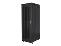 Lanberg - Rack Skap - Med 4 Kjølevifter, Display - Svart, Ral 9004 - 37U - 19"