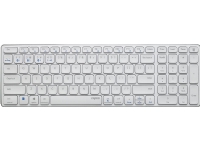 Rapoo RAPOO Keyboard MULTIMODE E9700M BLADE WIRELESS KEYBOARD, 2.4GHz/BT 5.0/BT 3.0 WHITE PC tilbehør - Mus og tastatur - Tastatur