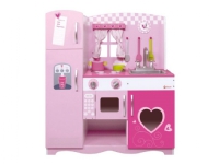 Classic World Pink Træ legekøkken til børn Leker - Rollespill - Leke kjøkken og mat