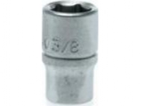 Teng Tools Inch 6-punkts stikkontakt med 1/4 3/8 skaft