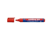 Permanent marker Edding 30, rund, 2 mm, rød Skriveredskaper - Markør - Permanenttusj