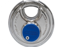 ABUS 05584, Diskus, Nøkkellås, Bruk bare én nøkkel, Garage, Port, Rustfritt stål, 6 cm