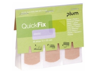 Plasterrefill QuickFix – Elastic med 45 stk. plastre Plum 5512