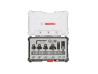 Bosch OVERFRASER SET HM BLANDET 1/4 6 DELAR