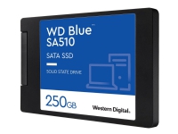 WD Blue SA510 WDS250G3B0A - SSD - 250 GB - intern - 2.5 - SATA 6Gb/s - blå PC-Komponenter - Harddisk og lagring - SSD