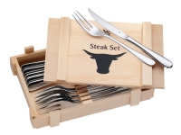 WMF Ranch - Steak knife/fork set - 12 stk. - 24 cm - rustfritt stål Catering - Service - Bestikk