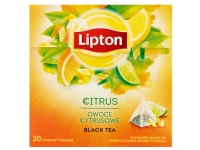 Bilde av Lipton Sort Te Med Citrusfrugtsmag 20 Poser