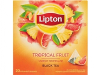Lipton svart te med smak av tropisk frukt 20 påsar