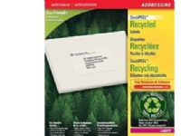 Avery QuickPEEL Recycled Labels – Permanent häftning – benvit – 33.9 x 99.1 mm 1600 etikett (er) (100 ark x 16) adresslappar