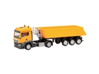 Herpa 314589 H0 Lastbiler model MAN TGS TM Schmitz vippesættevogn