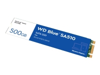 WD Blue SA510 WDS500G3B0B - SSD - 500 GB - intern - M.2 2280 - SATA 6Gb/s - blå PC-Komponenter - Harddisk og lagring - SSD