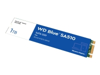 WD Blue SA510 WDS100T3B0B - SSD - 1 TB - intern - M.2 2280 - SATA 6Gb/s - blå PC-Komponenter - Harddisk og lagring - SSD