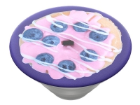PopSockets Swappable PopTop - Fingergrep/stativ for mobiltelefon - BlueBerry Donut - blå