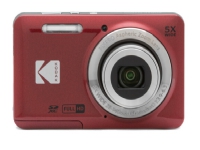 Kodak PIXPRO FZ55, 16 MP, 4608 x 3456 piksler, CMOS, 5x, Full HD, Rød Foto og video - Digitale kameraer - Kompakt