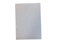 Notesblok Specialplast, A4, ternet med 4 huller, 5 x 5 mm, 25 ark a 60 g Papir & Emballasje - Blokker & Post-It - Blokker