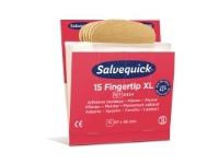 Plaster Salvequick Fingertip 6454, tekstil, XL, pakke a 6 sæt Klær og beskyttelse - Sikkerhetsutsyr - Førstehjelp