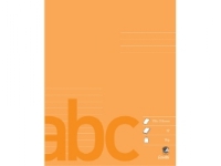 Skrivehæfte Bantex, 17 x 21 cm, 1/2 blank, 1/2 linjeret(8,5 mm), orange, 20 stk. Skriveredskaper - Skrivetilbehør - Andre
