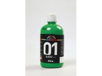 Akrylmaling A-Color 01 – blank primærgrøn 500 ml