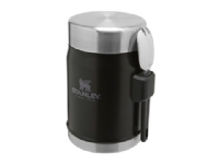 Produktfoto för Stanley The Legendary Food Jar + Spor Hammertone Green 0,4 L Matte Black
