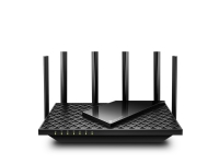 Bilde av Tp-link Archer Axe75, Wi-fi 6e (802.11ax), Tre-båndsfrekvens (2,4 Ghz / 5 Ghz / 6 Ghz), Ethernet/bredbåndsforbindelse, Sort, Frittstående Router