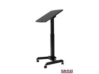 Lyft/sänkbart bord sun-flex easydesk pro 60 x 52 cm svart