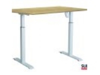 SUN-FLEX®EASYDESK ADAPT II, Pure White, Birchlaminate, 120*80 interiørdesign - Bord - Kontorbord