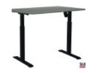 SUN-FLEX®EASYDESK ADAPT VI Traffic Black Greylaminate 120*80*2,2 cm 124x83x30mm (1stk)