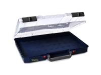 raaco CarryLite 55 5x10-0/DL, Blå, Polykarbonat, Polypropylen (PP), 413 mm, 330 mm, 58 mm, 1,3 kg