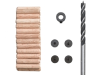 kwb 028066, Drill, Drill bit set, Brad-punktbor, 6 mm, Tre, Chromium-Vanadium Steel (Cr-V)