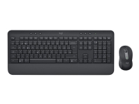 Logitech Signature MK650 Combo For Business - ND - Tastatur & Mussett - Nordisk - Grå