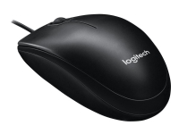 Logitech M100 - Mus - høyre- og venstrehåndet - optisk - 3 knapper - kablet - USB - svart PC tilbehør - Mus og tastatur - Mus & Pekeenheter