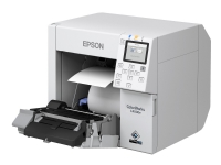 Epson ColorWorks CW-C4000E (BK) - Etikettskriver - farge - ink-jet - Rull (10,2 cm) - 1200 x 1200 dpi - inntil 100 mm/sek (mono) / inntil 100 mm/sek (farge) - USB, USB-vert - kutter Skrivere & Scannere - Andre kontormaskiner - Matrix & Etikettskriver
