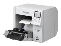 Bilde av Epson Colorworks Cw-c4000e (bk) - Etikettskriver - Farge - Ink-jet - Rull (10,2 Cm) - 1200 X 1200 Dpi - Inntil 100 Mm/sek (mono) / Inntil 100 Mm/sek (farge) - Usb, Usb-vert - Kutter