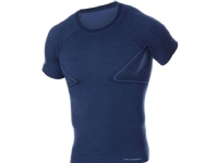 Brubeck SS11710 T-skjorte for menn med korte ermer ACTIVE WOOL graphite M Klær og beskyttelse - Arbeidsklær - Undertøy
