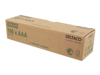 Bilde av Deltaco Ultimate - Batteri - Svaneøkomerket 100 X Aaa / Lr03 - Alkalisk