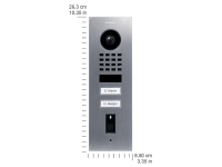 DoorBird D1102FV, 1080p, Ultra-bredvinkel, 150°, 82°, 6 m, 180°