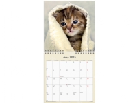 Vægkalender Kattekillinger 16×32 cm 2023