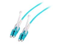 Lanview – Patch-kabel (hane) till LC/UPC-multiläge (hane) – fiberoptisk – duplex – havsblå