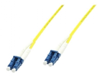 MicroConnect – Nätverkskabel – LC/UPC enkelläge (hane) till LC/UPC enkelläge (hane) – 4 m – 2 mm – fiberoptisk – duplex – 9 / 125 mikrometer – OS2 – halogenfri – gul