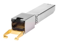 Produktfoto för HPE - SFP+ sändar/mottagarmodul - 10GbE - 10GBase-T - RJ-45 - upp till 30 m - för HPE SN2010M 25GbE Virtual Connect Flex-10/10D, FlexFabric 10Gb/24-Port