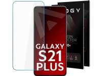 Alogy Alogy Tempered Glass 9H Screen Protector for Samsung Galaxy S21 Plus Universal Tele & GPS - Mobilt tilbehør - Skjermbeskyttelse